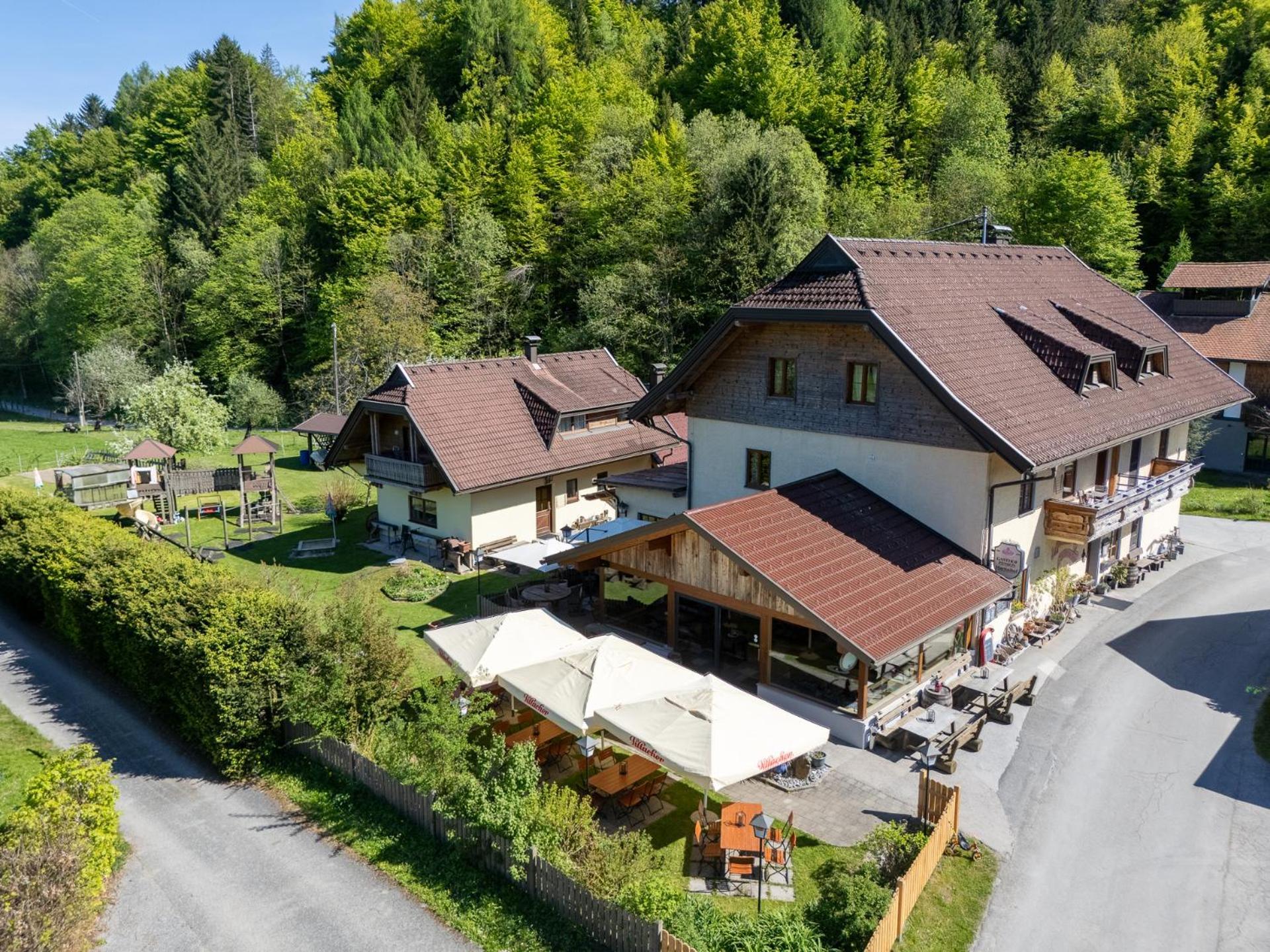 Gasthof Martinihof Latschach ober dem Faakersee Kültér fotó